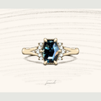 Seaside Green Blue Natural Sapphire