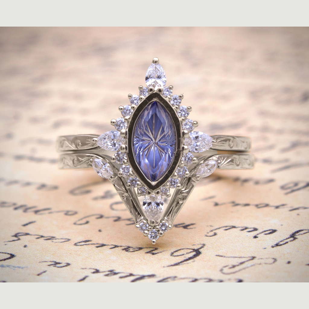 Starlight Lab Sapphire Ring