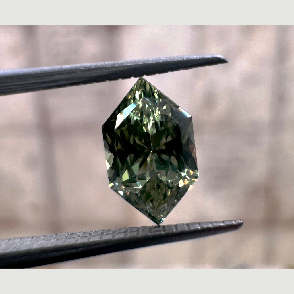 1.07ct Natural No Heat Sapphire Pastel Green