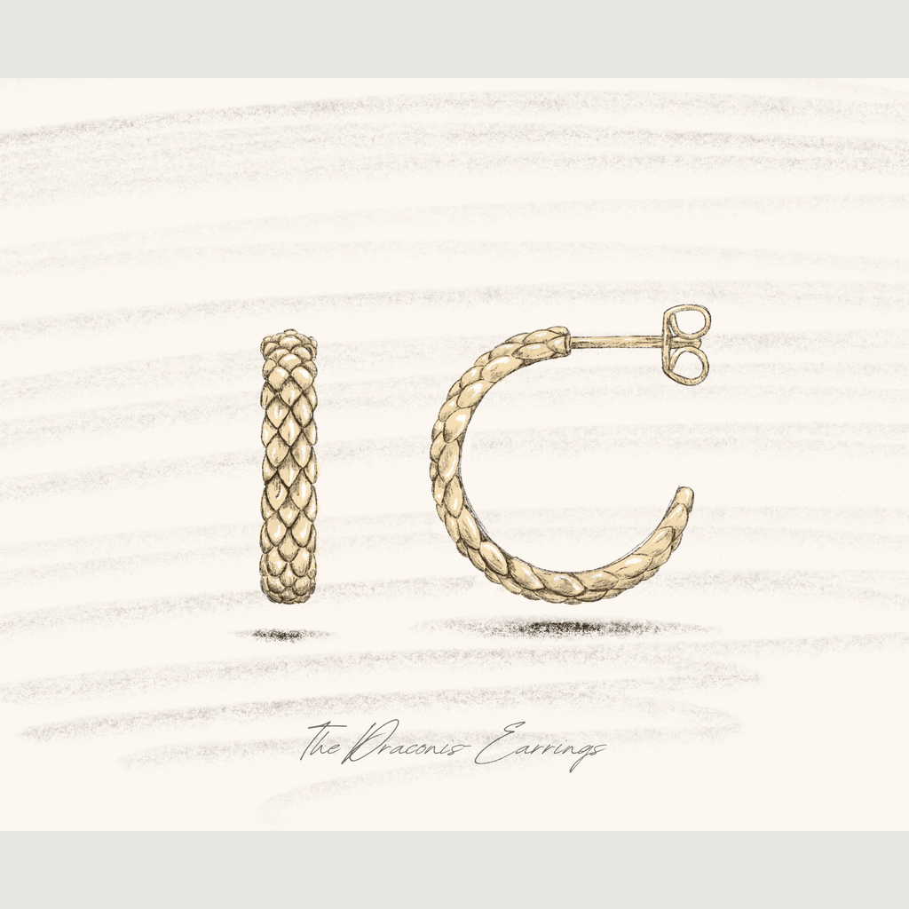 The Draconis Hoop Studs