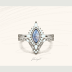 Starlight Lab Sapphire Ring