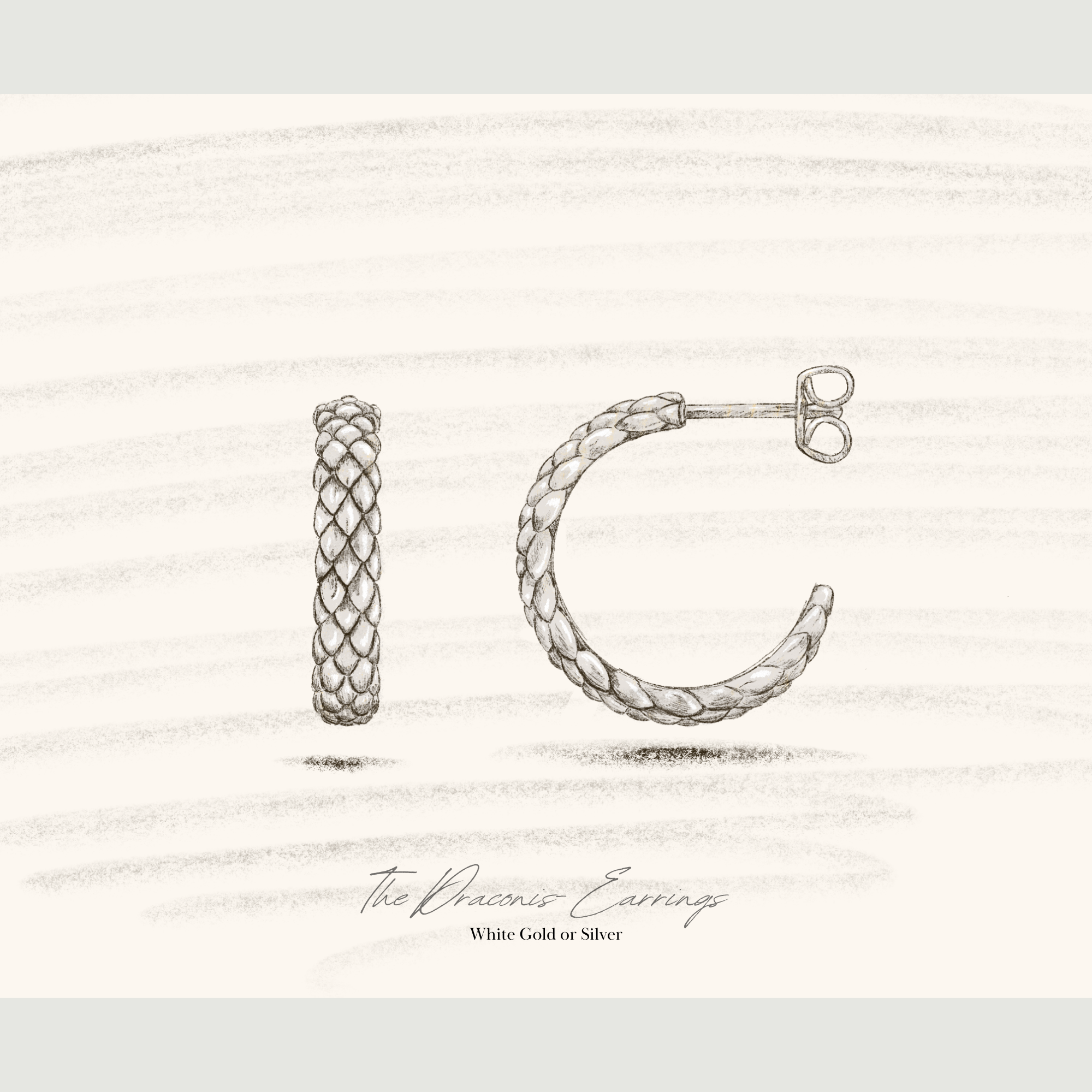 The Draconis Hoop Studs