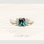 Teal Natural Sapphire