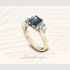 Teal Natural Sapphire