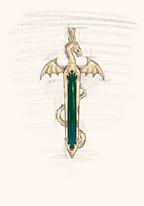 Green Tourmaline Sword