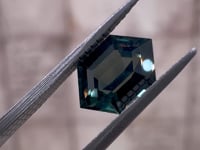 1.06ct Natural No Heat Sapphire Dark Green