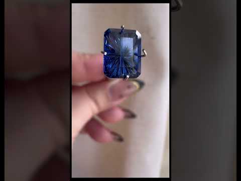 2.61ct Fantasy Cut Lab Grown Sapphire