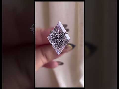 3.25ct Fantasy Cut Lab Grown Lilac Sapphire